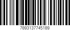 Código de barras (EAN, GTIN, SKU, ISBN): '7893137745189'