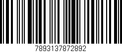 Código de barras (EAN, GTIN, SKU, ISBN): '7893137872892'