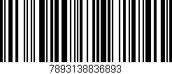 Código de barras (EAN, GTIN, SKU, ISBN): '7893138836893'