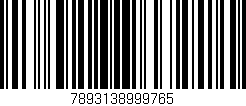 Código de barras (EAN, GTIN, SKU, ISBN): '7893138999765'