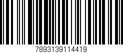 Código de barras (EAN, GTIN, SKU, ISBN): '7893139114419'