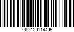 Código de barras (EAN, GTIN, SKU, ISBN): '7893139114495'