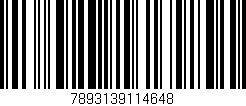 Código de barras (EAN, GTIN, SKU, ISBN): '7893139114648'