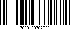 Código de barras (EAN, GTIN, SKU, ISBN): '7893139787729'