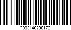 Código de barras (EAN, GTIN, SKU, ISBN): '7893140280172'
