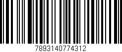 Código de barras (EAN, GTIN, SKU, ISBN): '7893140774312'