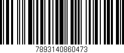 Código de barras (EAN, GTIN, SKU, ISBN): '7893140860473'