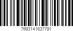 Código de barras (EAN, GTIN, SKU, ISBN): '7893141637791'