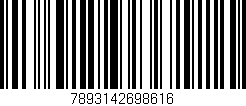 Código de barras (EAN, GTIN, SKU, ISBN): '7893142698616'
