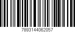 Código de barras (EAN, GTIN, SKU, ISBN): '7893144062057'