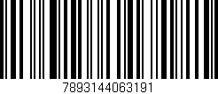 Código de barras (EAN, GTIN, SKU, ISBN): '7893144063191'