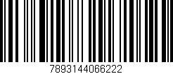 Código de barras (EAN, GTIN, SKU, ISBN): '7893144066222'