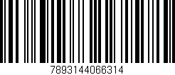 Código de barras (EAN, GTIN, SKU, ISBN): '7893144066314'