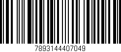 Código de barras (EAN, GTIN, SKU, ISBN): '7893144407049'