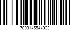 Código de barras (EAN, GTIN, SKU, ISBN): '7893145544033'