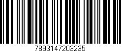 Código de barras (EAN, GTIN, SKU, ISBN): '7893147203235'