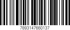 Código de barras (EAN, GTIN, SKU, ISBN): '7893147660137'