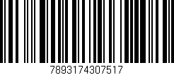 Código de barras (EAN, GTIN, SKU, ISBN): '7893174307517'