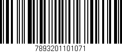 Código de barras (EAN, GTIN, SKU, ISBN): '7893201101071'