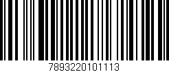 Código de barras (EAN, GTIN, SKU, ISBN): '7893220101113'