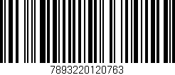 Código de barras (EAN, GTIN, SKU, ISBN): '7893220120763'