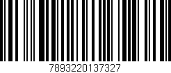 Código de barras (EAN, GTIN, SKU, ISBN): '7893220137327'