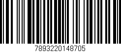 Código de barras (EAN, GTIN, SKU, ISBN): '7893220148705'