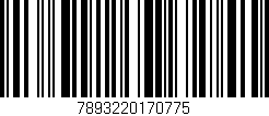 Código de barras (EAN, GTIN, SKU, ISBN): '7893220170775'
