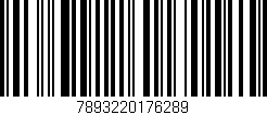 Código de barras (EAN, GTIN, SKU, ISBN): '7893220176289'