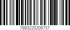 Código de barras (EAN, GTIN, SKU, ISBN): '7893220208737'