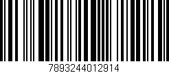 Código de barras (EAN, GTIN, SKU, ISBN): '7893244012914'