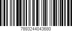 Código de barras (EAN, GTIN, SKU, ISBN): '7893244043680'