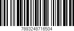 Código de barras (EAN, GTIN, SKU, ISBN): '7893248716504'
