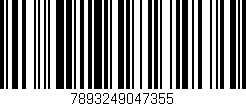 Código de barras (EAN, GTIN, SKU, ISBN): '7893249047355'