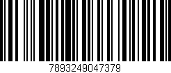 Código de barras (EAN, GTIN, SKU, ISBN): '7893249047379'