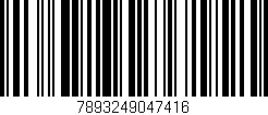 Código de barras (EAN, GTIN, SKU, ISBN): '7893249047416'