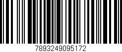 Código de barras (EAN, GTIN, SKU, ISBN): '7893249095172'