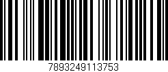Código de barras (EAN, GTIN, SKU, ISBN): '7893249113753'