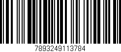 Código de barras (EAN, GTIN, SKU, ISBN): '7893249113784'