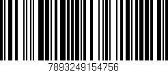 Código de barras (EAN, GTIN, SKU, ISBN): '7893249154756'