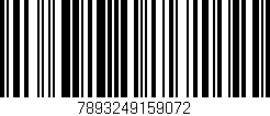 Código de barras (EAN, GTIN, SKU, ISBN): '7893249159072'