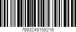 Código de barras (EAN, GTIN, SKU, ISBN): '7893249159218'