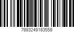 Código de barras (EAN, GTIN, SKU, ISBN): '7893249183558'