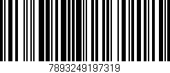 Código de barras (EAN, GTIN, SKU, ISBN): '7893249197319'