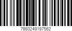 Código de barras (EAN, GTIN, SKU, ISBN): '7893249197562'