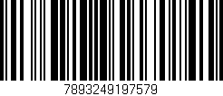 Código de barras (EAN, GTIN, SKU, ISBN): '7893249197579'