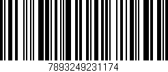 Código de barras (EAN, GTIN, SKU, ISBN): '7893249231174'