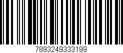 Código de barras (EAN, GTIN, SKU, ISBN): '7893249333199'