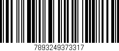 Código de barras (EAN, GTIN, SKU, ISBN): '7893249373317'