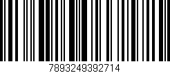 Código de barras (EAN, GTIN, SKU, ISBN): '7893249392714'